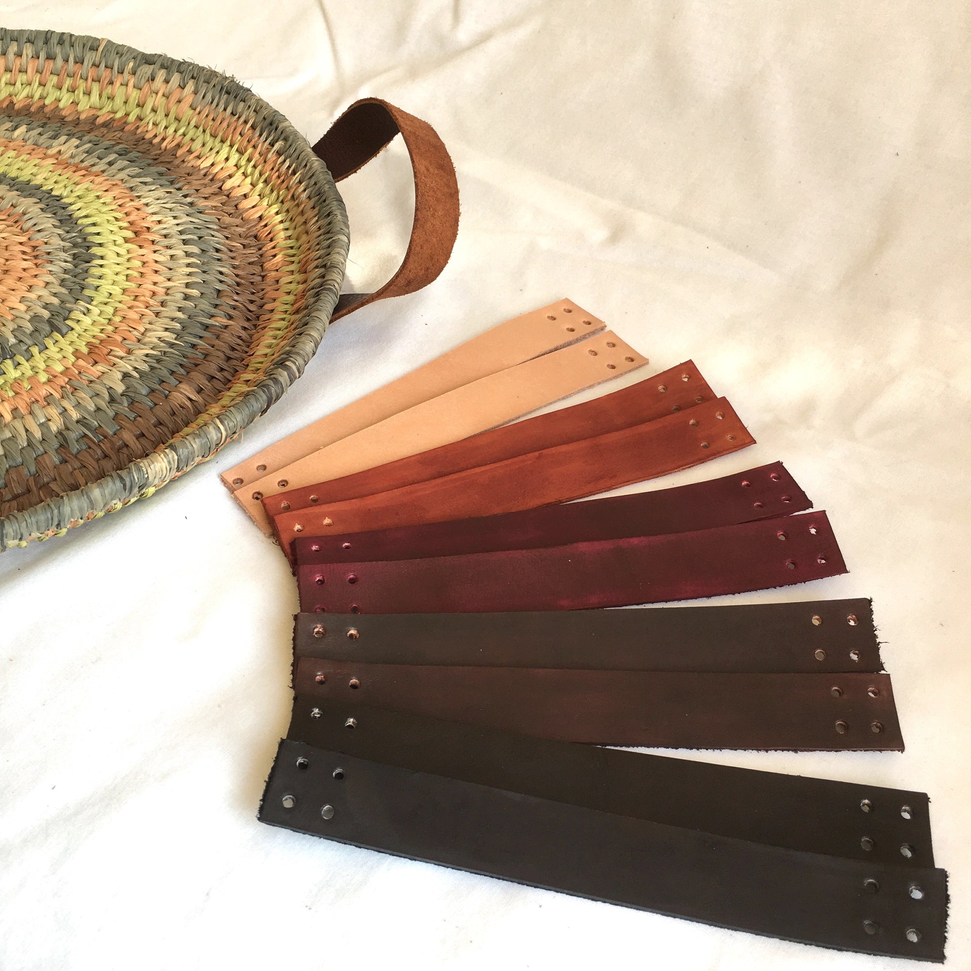 Leather Handles - Ox Blood