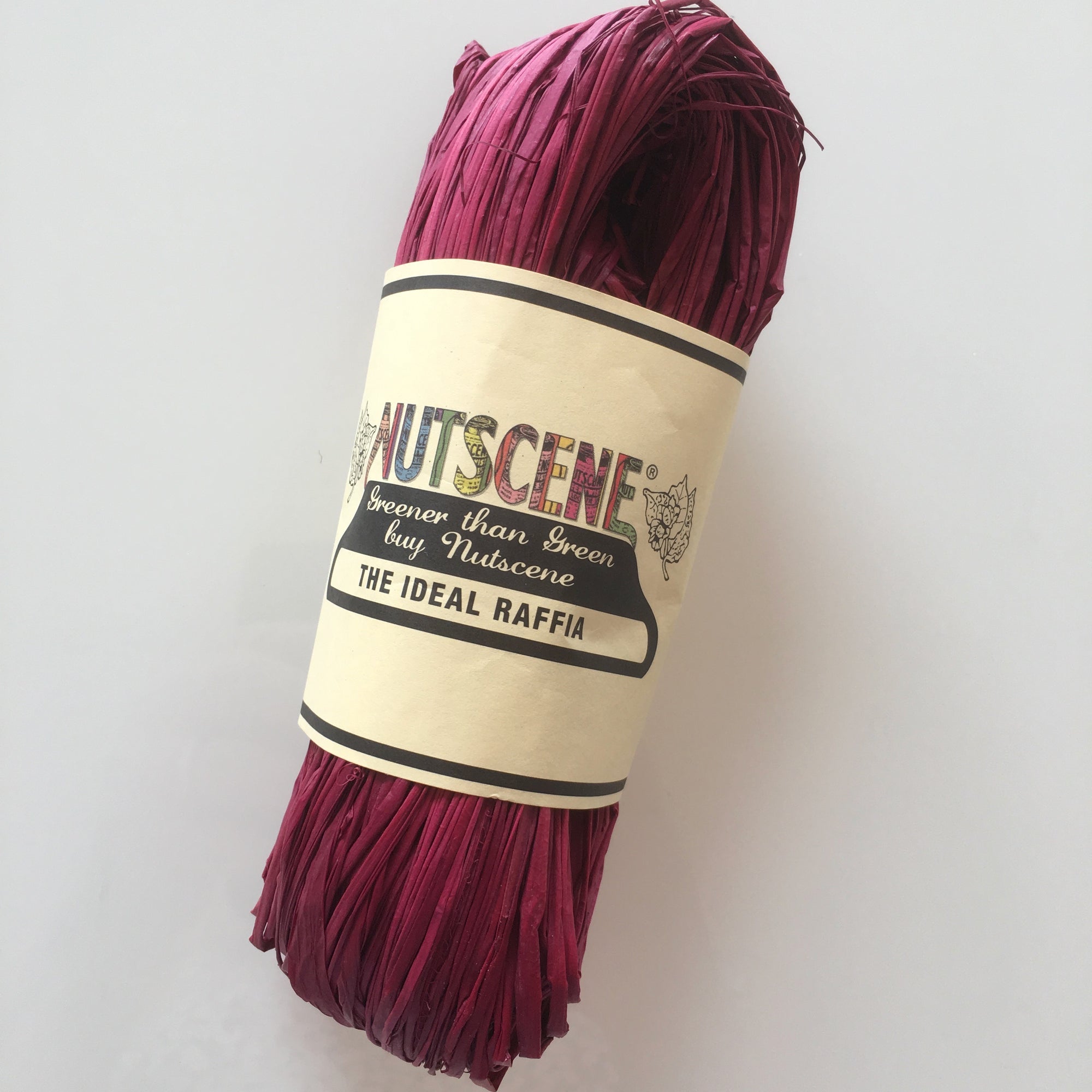 Nutscene Raffia 50g - Beet Red