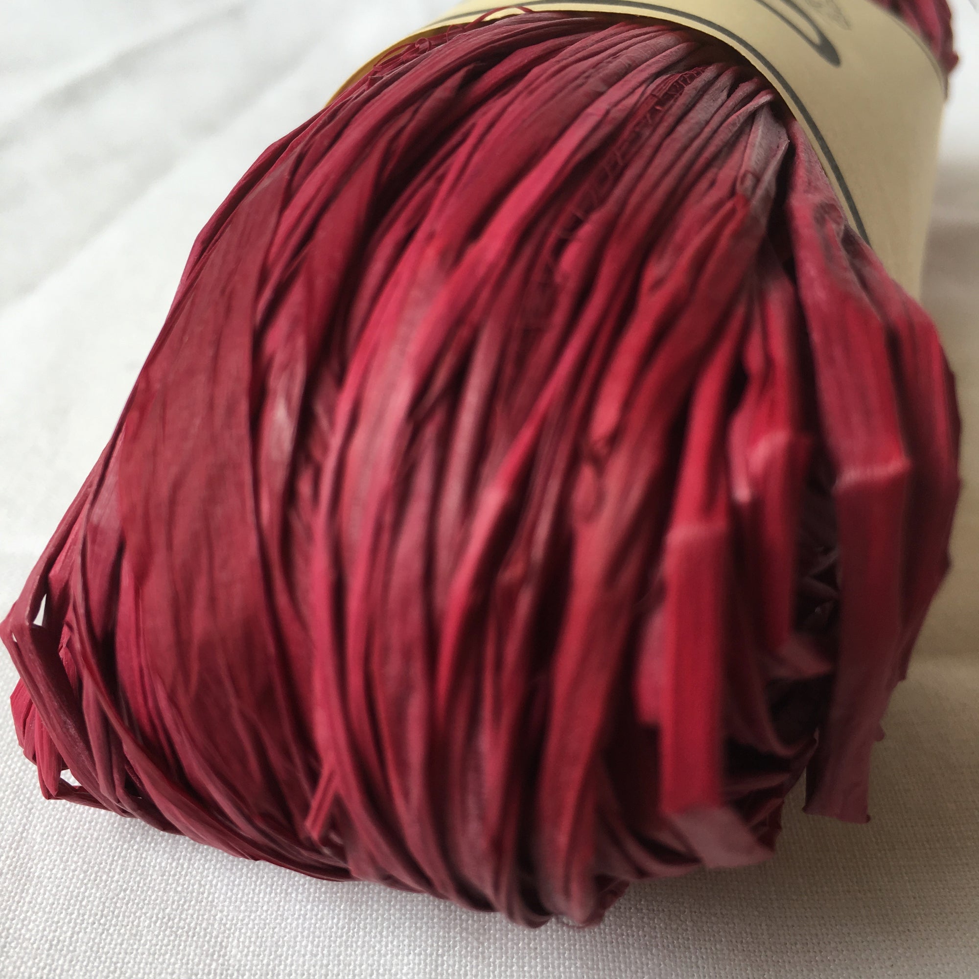 Nutscene Raffia 50g - Beet Red - The Raffia Connection