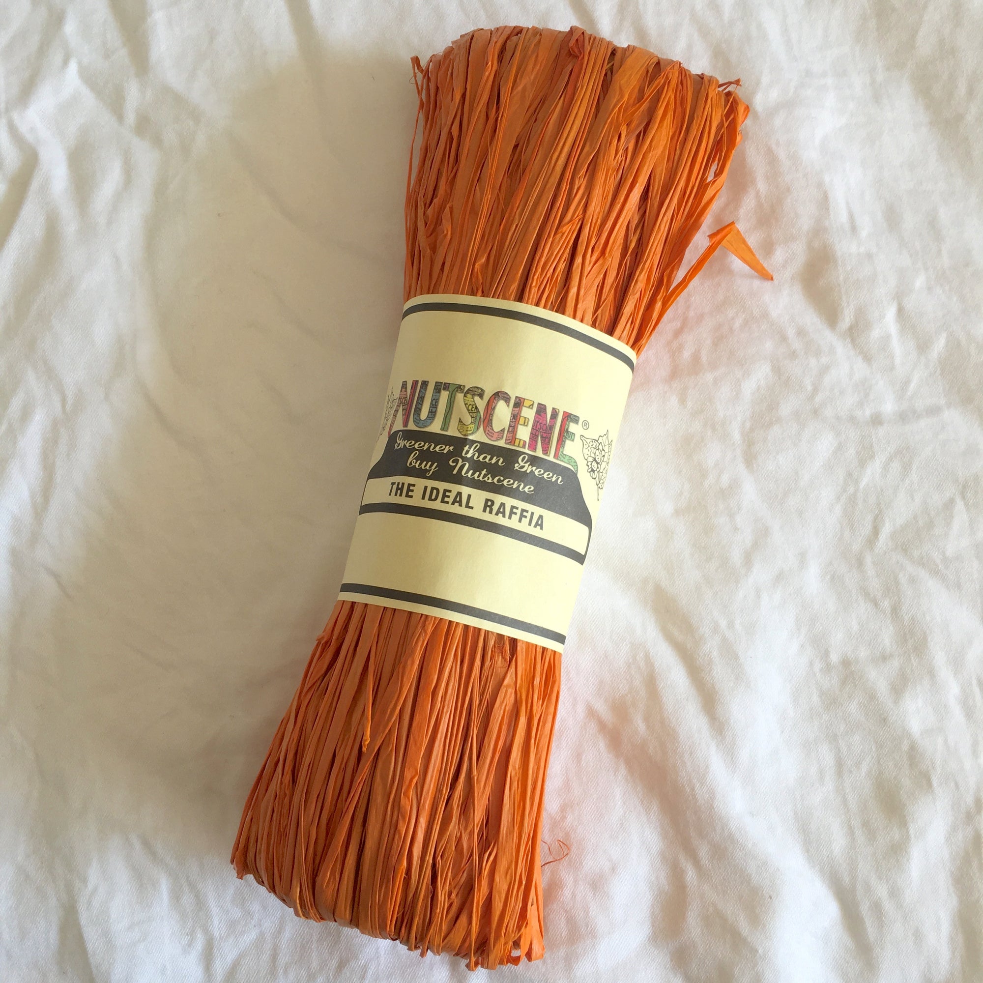 Nutscene Raffia 50g - Burnt Orange