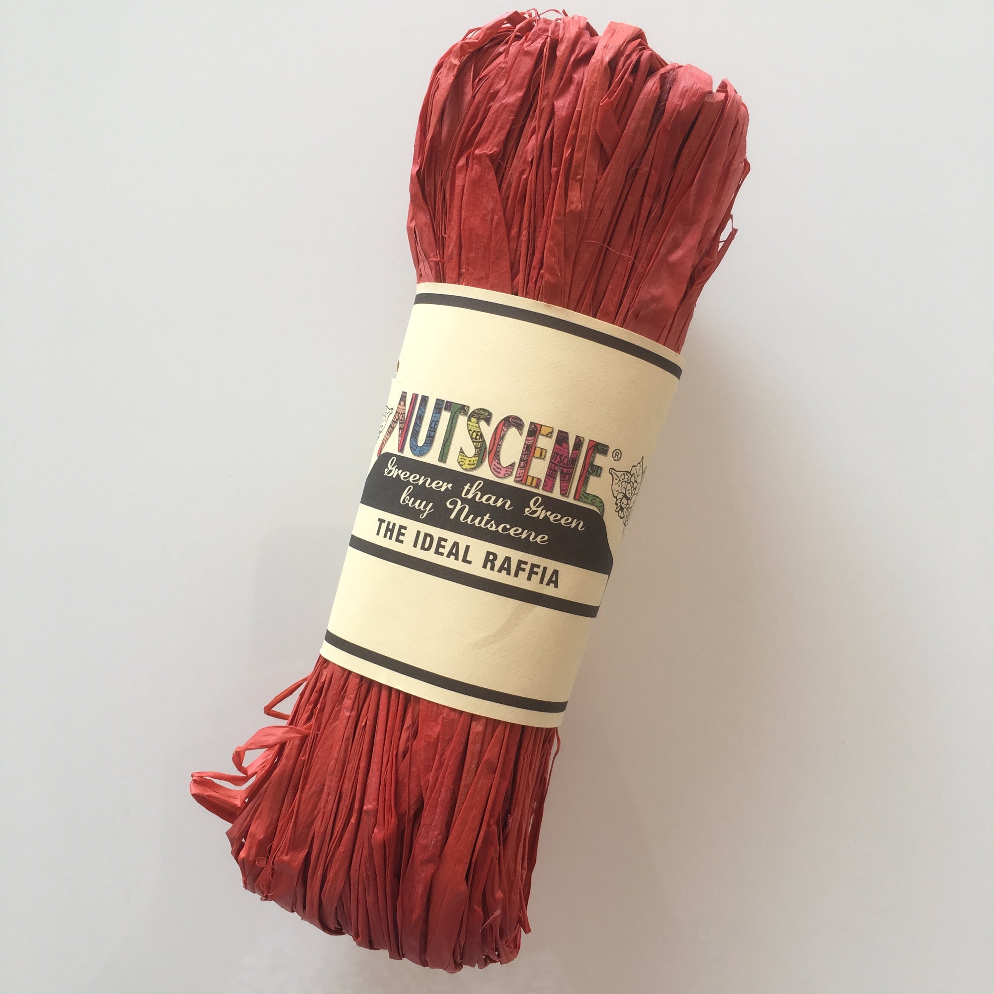 Nutscene Raffia 50g - Orange Rust