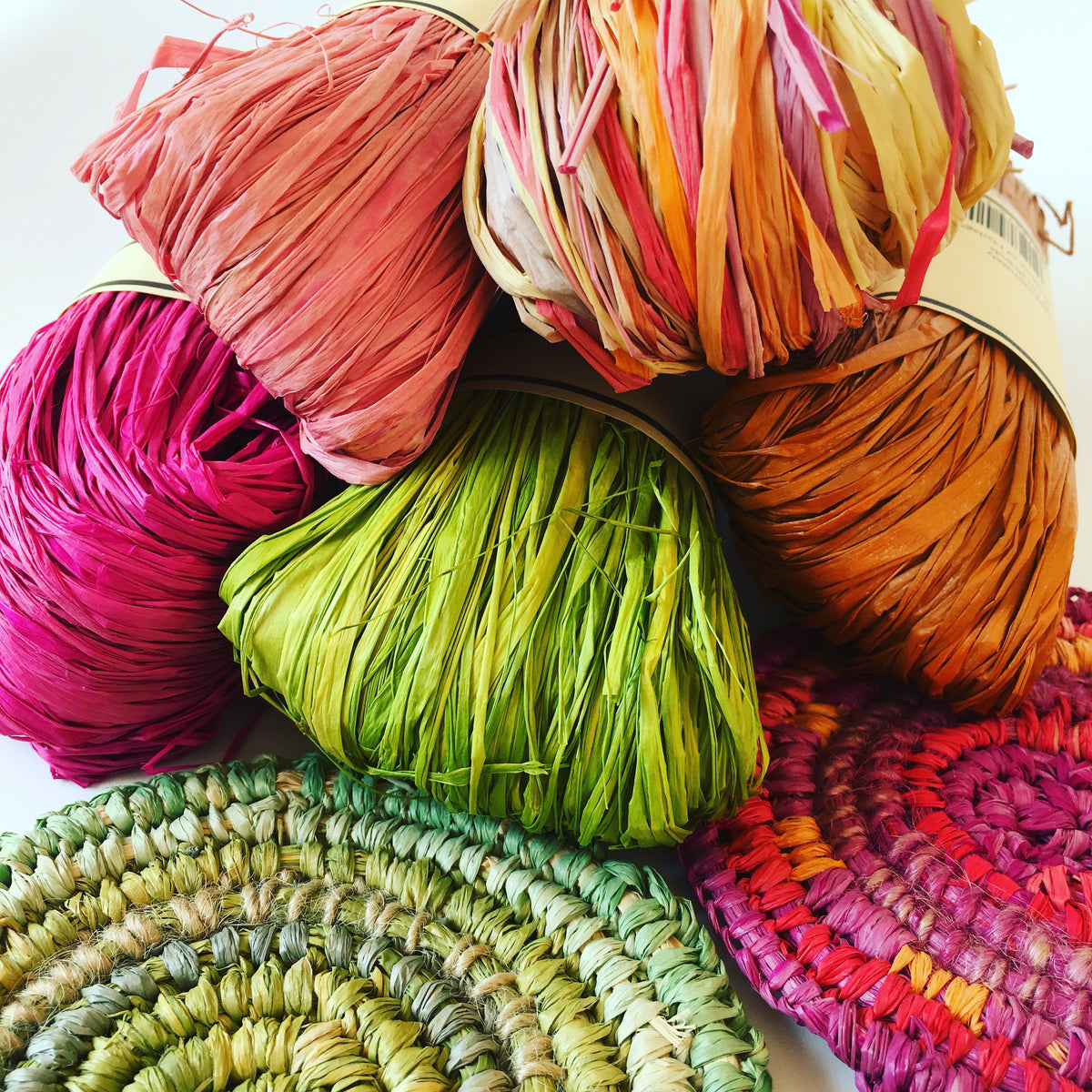 Nutscene Raffia 50g - Spring Green