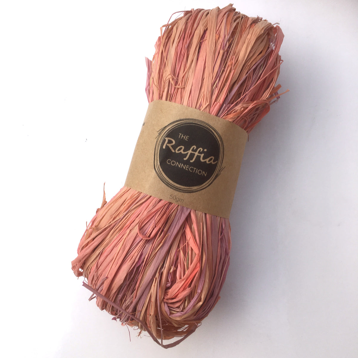Raffia 150g - Ombré Coral