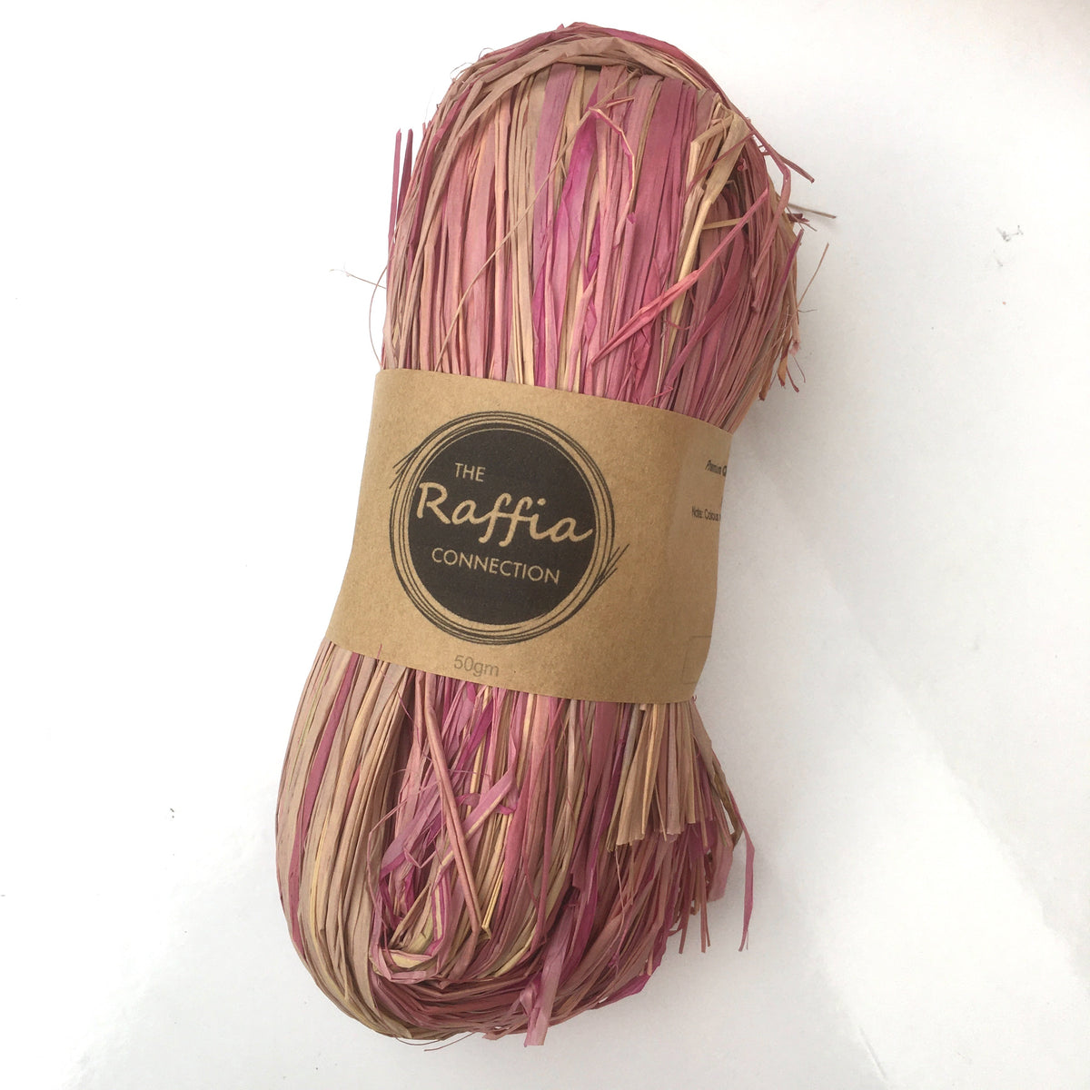 Raffia 150g - Ombré Dusky Pink