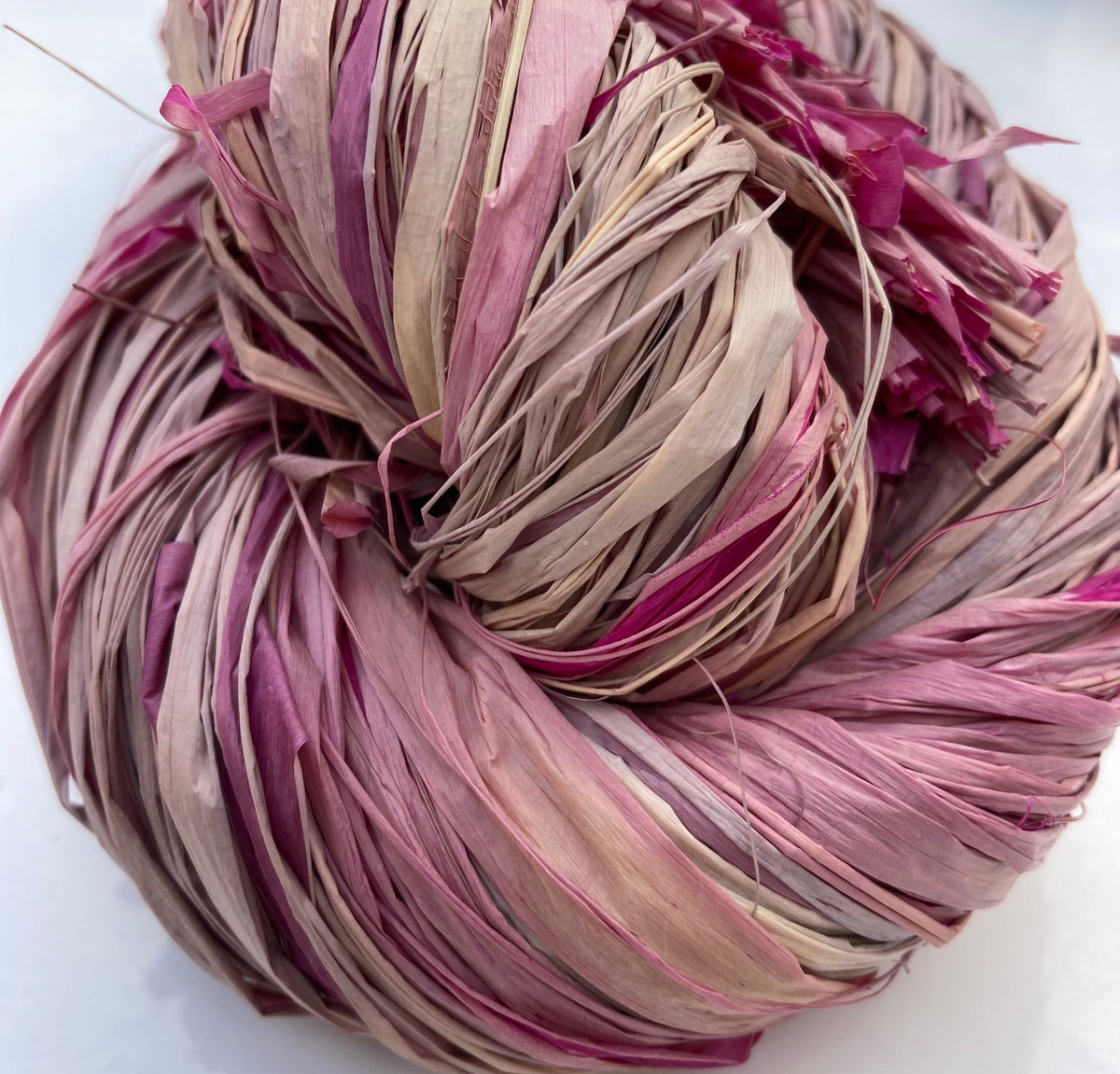 Raffia 150g - Ombré Dusky Pink