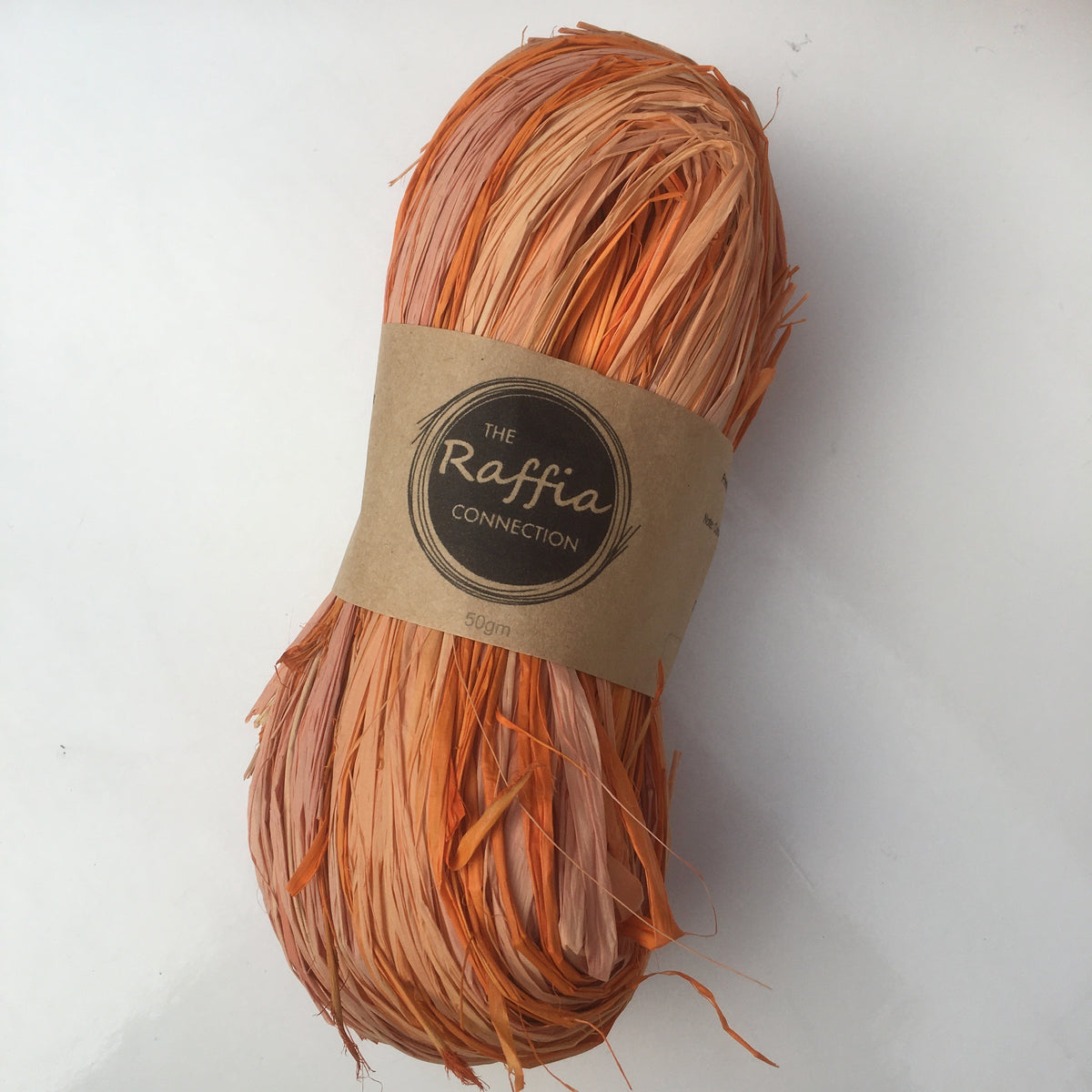 Raffia 150g - Ombré Tangerine
