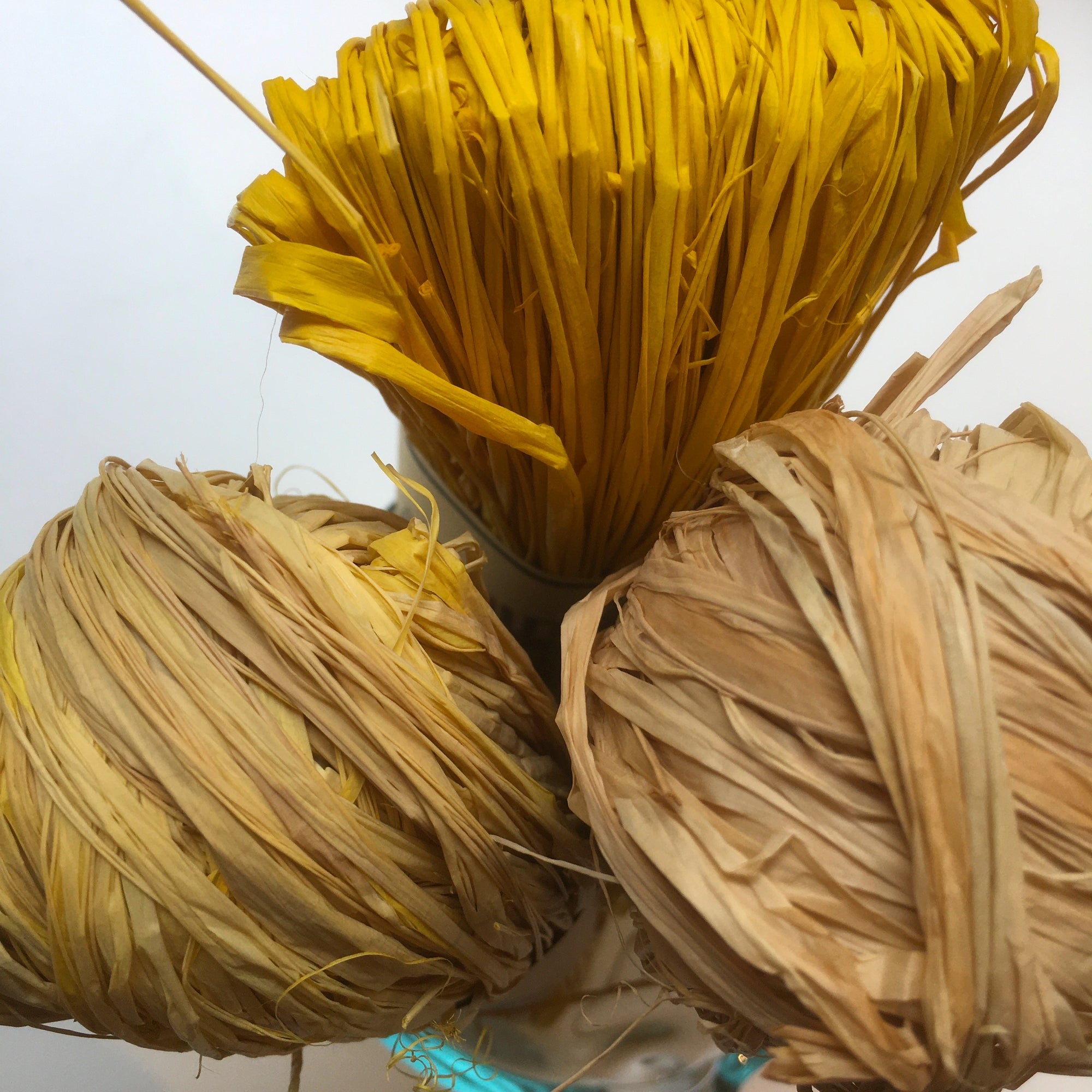 Raffia 150g - Ombré Yellow