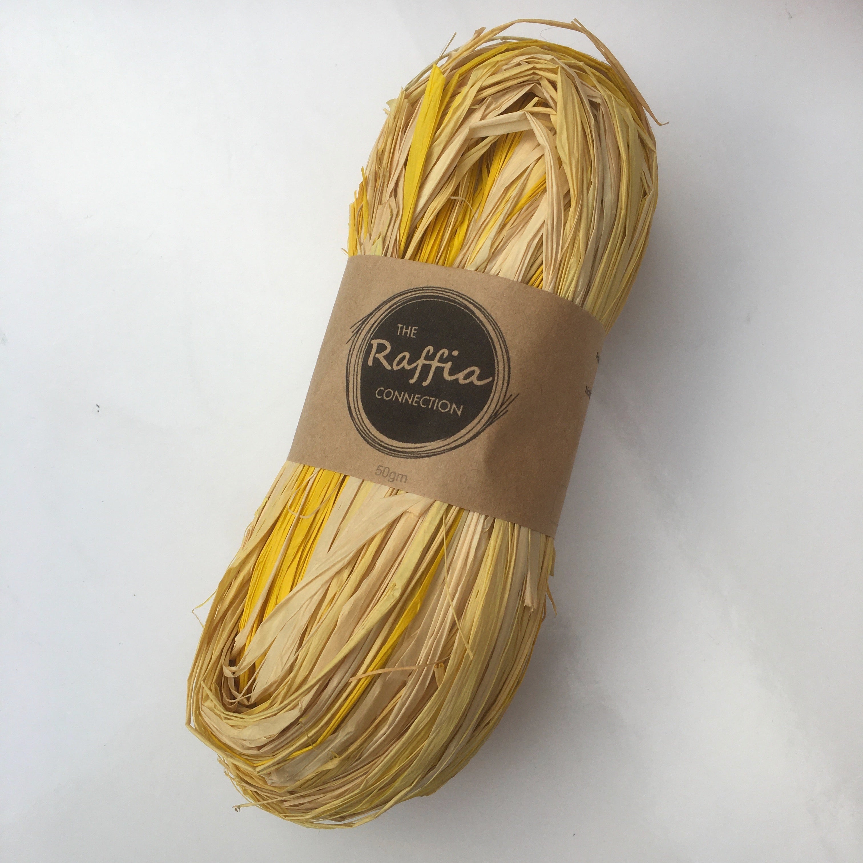 Raffia 150g - Ombré Yellow - The Raffia Connection