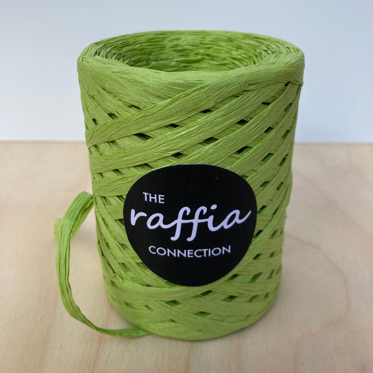 Paper Raffia 100m Lime