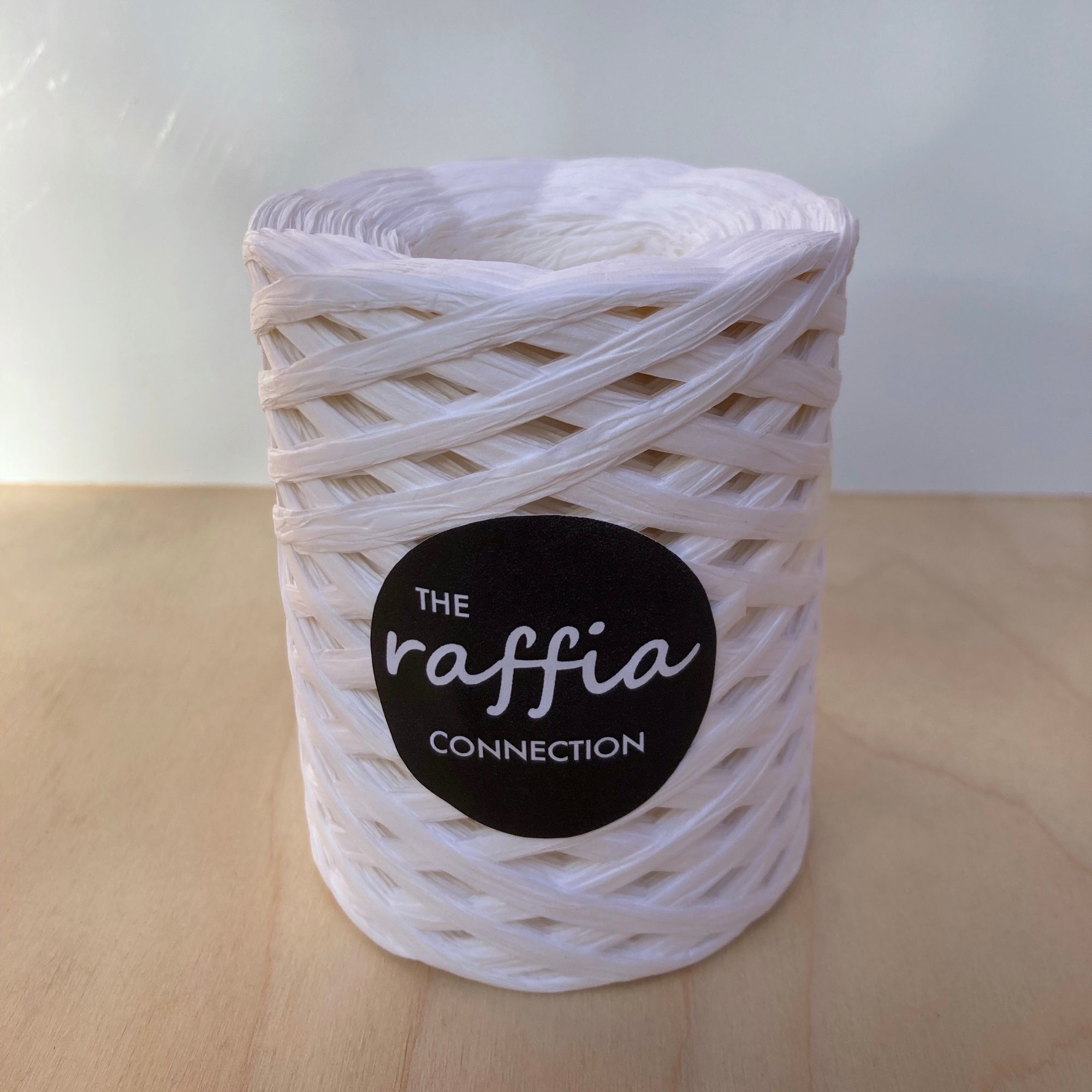 Wide Raffia Paper Paper Raffia 100m White - The Raffia Connection