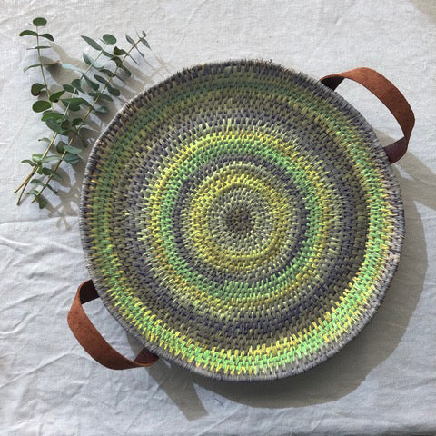 Raffia Tray Kit &amp; Online Course 1 FOREST