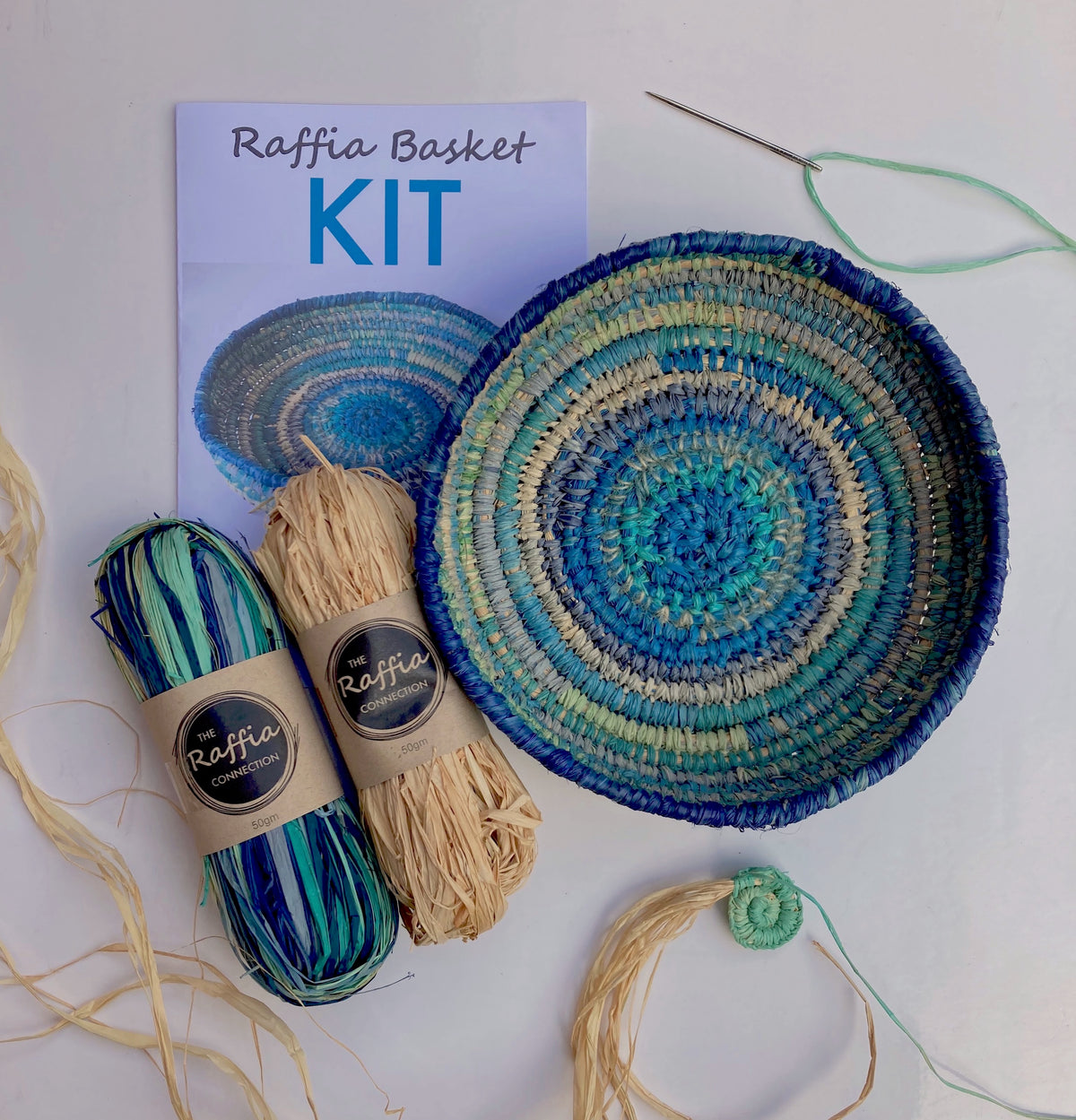 Coil Basket Kit citrus DIY Basket Weaving Kit Raffia 