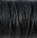 Waxed Linen Thread - Black 100m