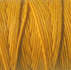 Waxed Linen Thread - Bright Autumn Yellow 10m