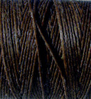 Waxed Linen Thread - Dark Chocolate 10m