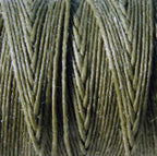 Waxed Linen Thread - Olive 10m