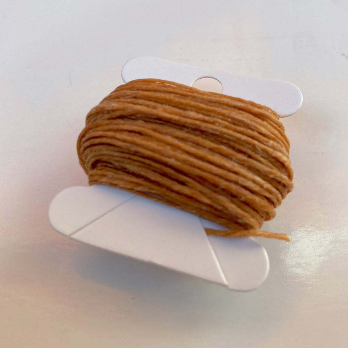 Waxed Linen Thread - Butterscotch 10m