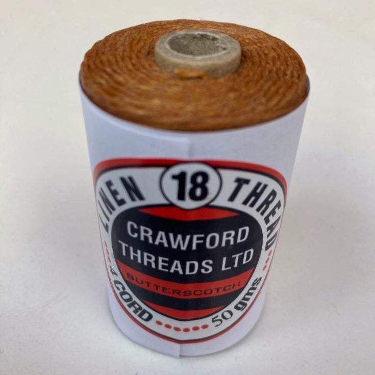 Waxed Linen Thread - Butterscotch 100m
