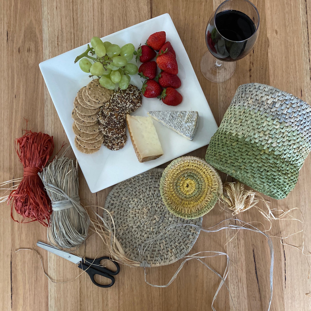 Weave &amp; Unwind - A private raffia weaving experience